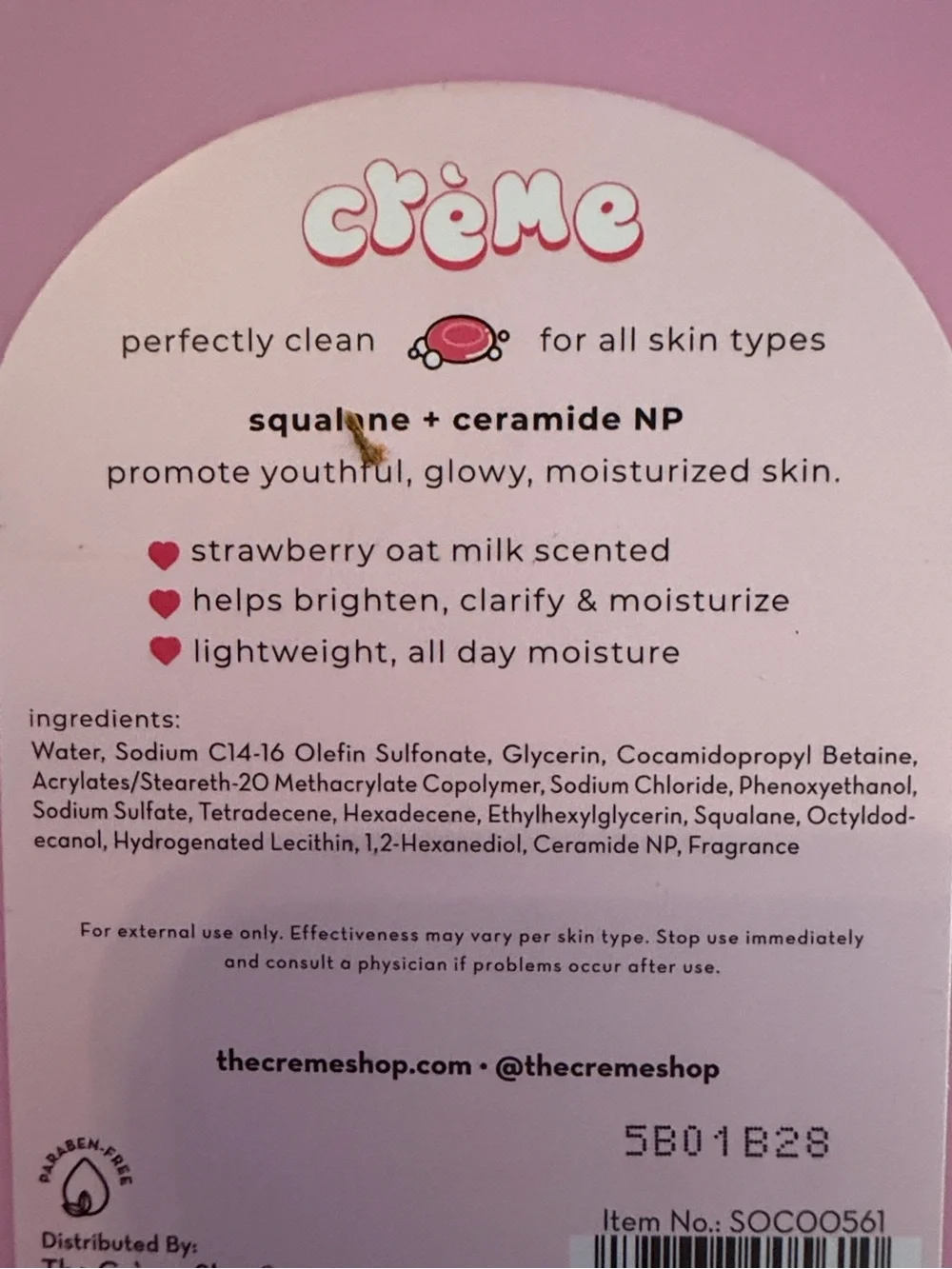 The Creme Shop introducing strawberry